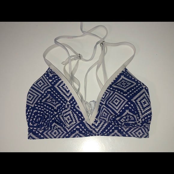 LA VIE EN ROSE BLUE AND WHITE BIKINI SET - Picture 2 of 7